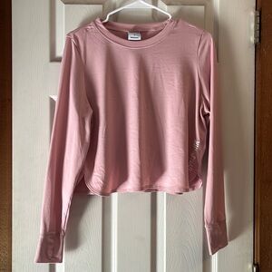 Gymshark ling sleeve crop top